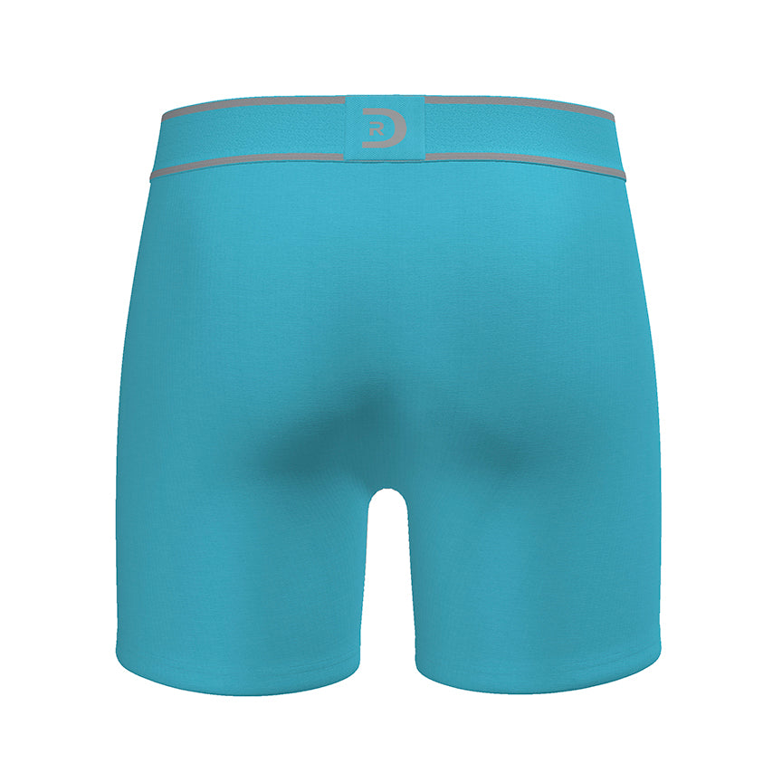 Men’s Solid Blue Premium Boxer Briefs