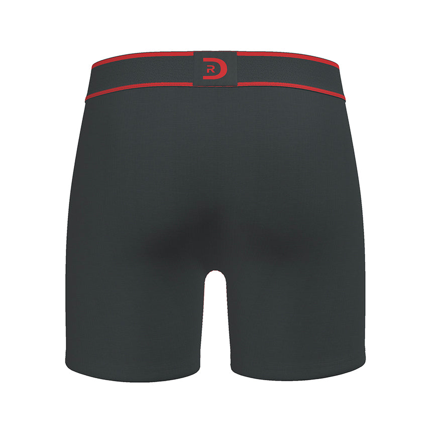 Men’s Solid Charcoal Premium Boxer Briefs