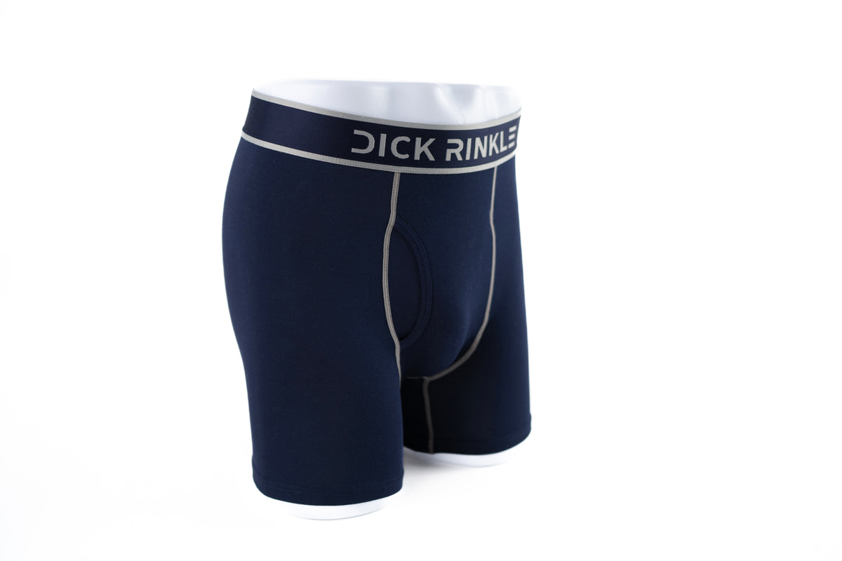 Men’s Solid Navy Premium Boxer Briefs