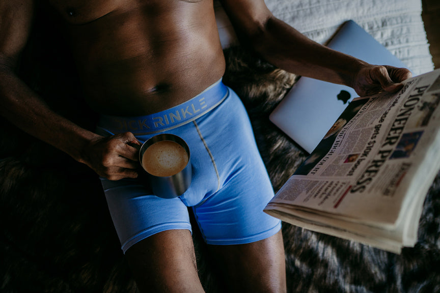 Men’s Solid Purple Premium Boxer Briefs